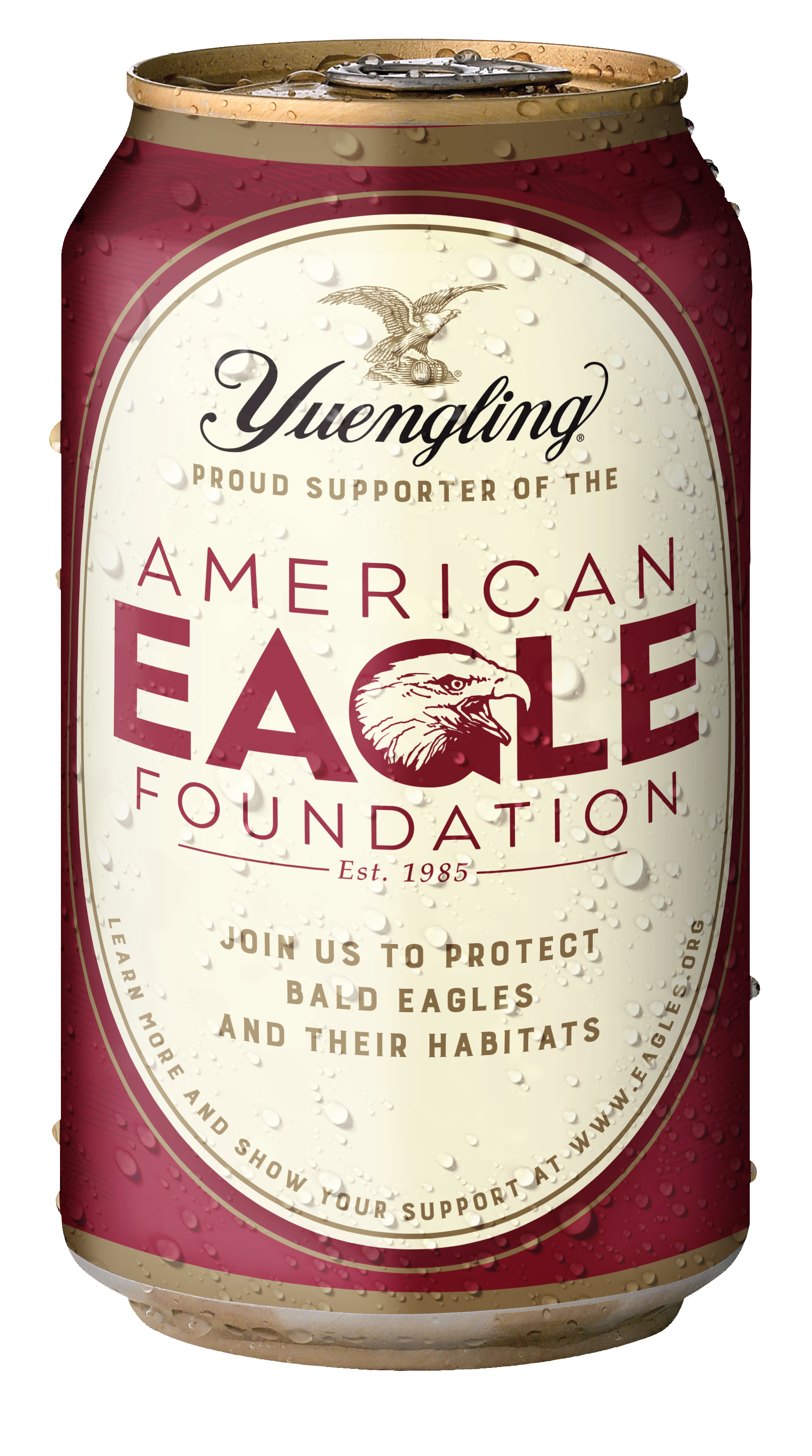 Yuengling Celebrates Earth Day’s 50th Anniversary with Limited-Edition Cans Honoring the American Eagle Foundation