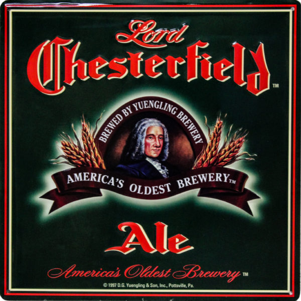 Chesterfield Ale Metal Sign