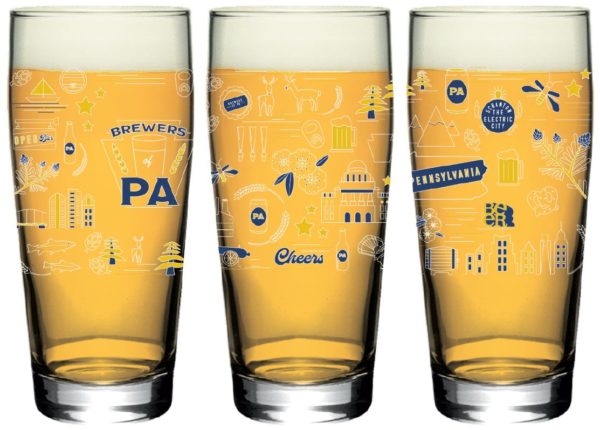 (BOP) Brewers of PA 16oz Glass