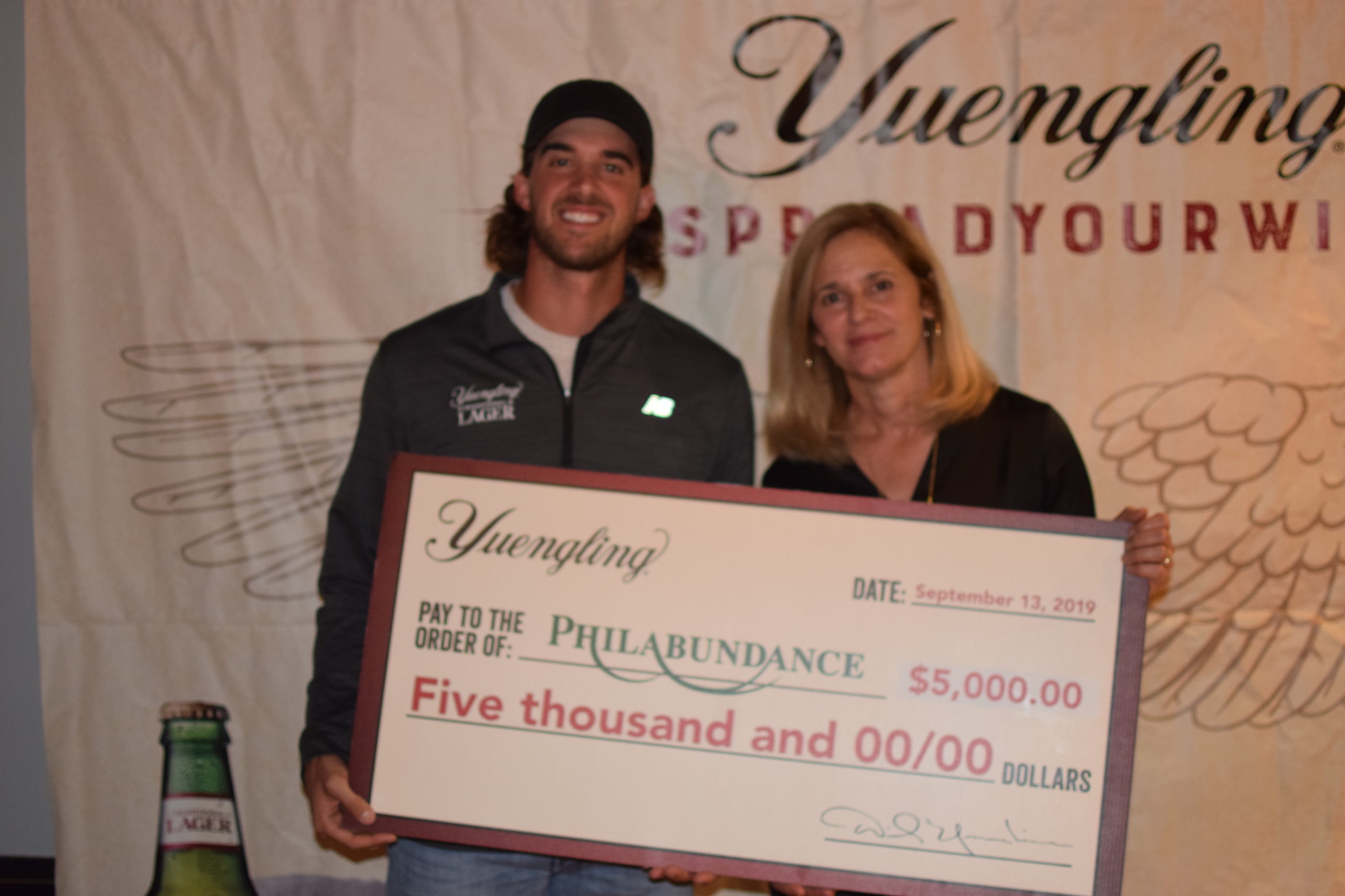 Yuengling and Phillies Pitcher Aaron Nola partner with Philabundance to Fight Hunger