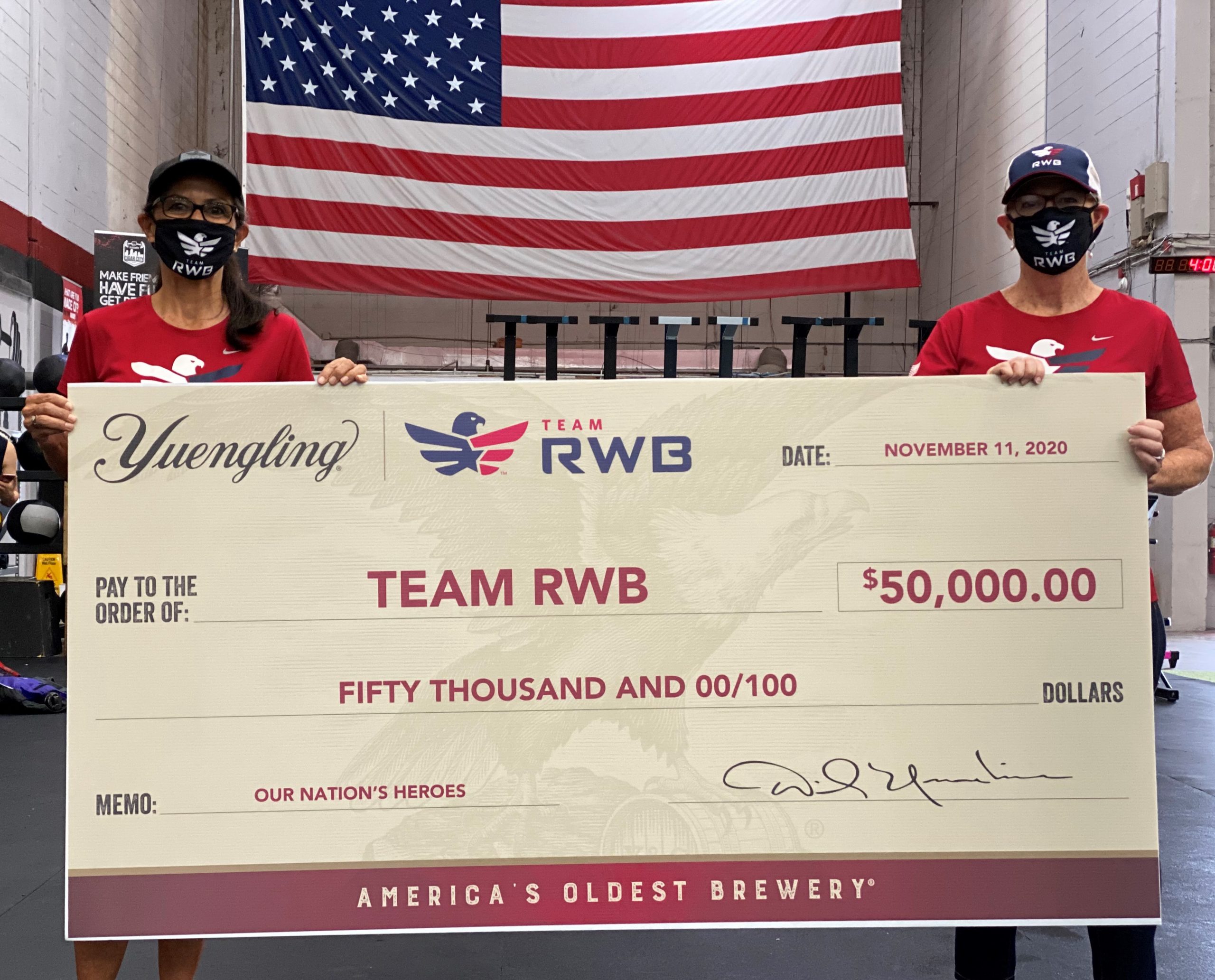 Yuengling & Team RWB Celebrate Veterans Day with “WOD For Warriors” Event and $50,000 Donation