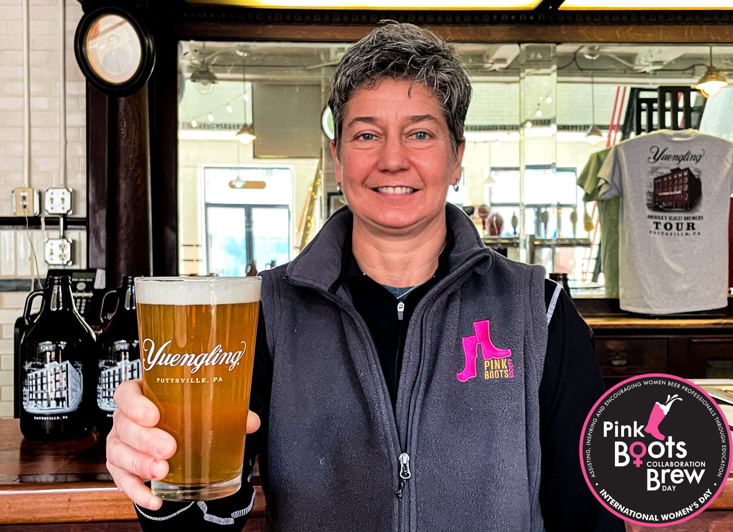 Yuengling Launches Pink Boots Collaboration Brew and Scholarship in Honor of International Women’s Day