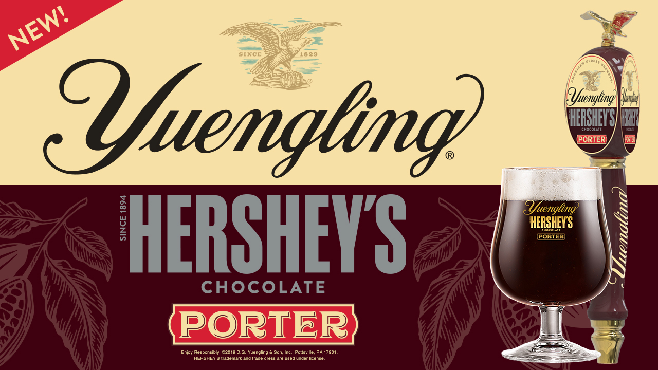 First-Ever Yuengling HERSHEY’S Chocolate Porter to Launch