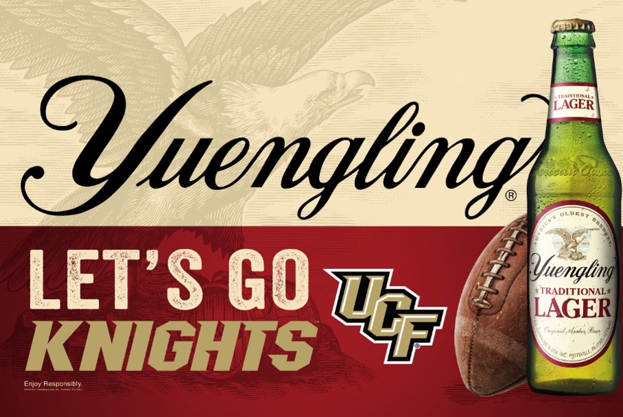 Yuengling Announces Official Partnership with the University of Central Florida Knights