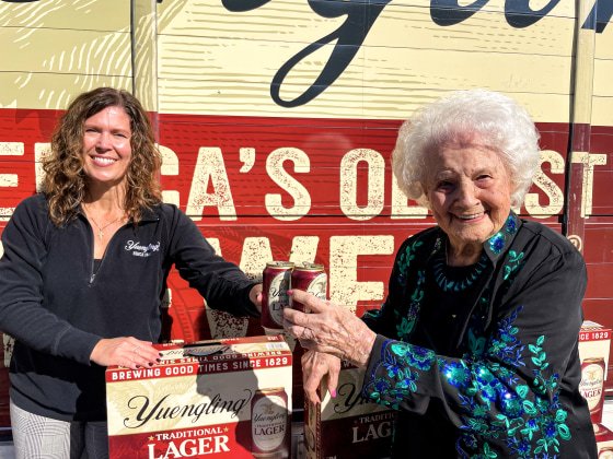 106-year-old woman credits longevity to drinking a beer every day